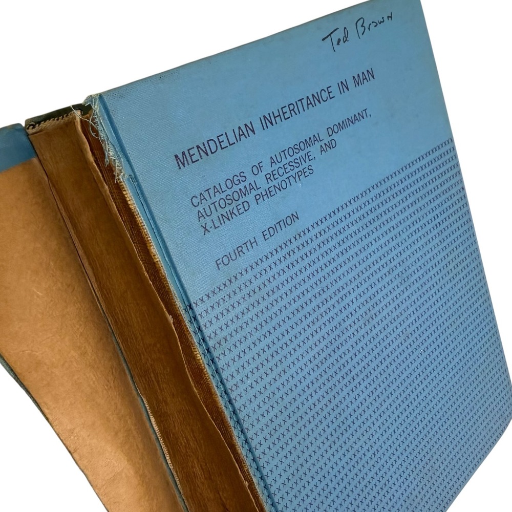 Johns Hopkins Mendelian Inheritance in Man 4th‎ Ed Victor McKusick 1975 Vintage